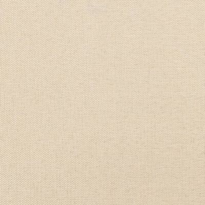 vidaXL Kopfteil Creme 80x5x78/88 cm Stoff