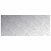 vidaXL Treppe Tritt Rechtwinklig 2 pcs Silber 70 x 30 cm Aluminium