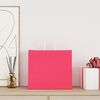 vidaXL Papiertragetaschen 50 Stk. mit Henkeln Rosa 32x22x28 cm