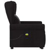 vidaXL Massagesessel mit Aufstehhilfe Schwarz Stoff
