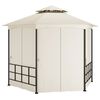 vidaXL Pavillon mit Seitenwänden 3,1x2,7 m Creme