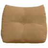 vidaXL R&uuml;cken Kissen Braun 60 x 24 x 50 cm Samt