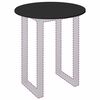 vidaXL Tischplatte Schwarz 60 x 60 x 1,5 cm Holzwerkstoff