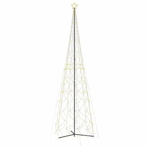 vidaXL Weihnachtsbaum-Kegel Warmwei&szlig; 3000 LEDs 230x800 cm