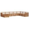 vidaXL Sofagarnituren 8 pcs Natur Massivholz Akazie