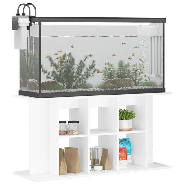 vidaXL Aquariumst&auml;nder Wei&szlig; 120x40x60 cm Holzwerkstoff