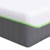 vidaXL Matratze Wei&szlig; und Grau 80 x 200 cm Jacquard-Stoff