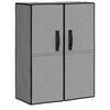vidaXL Schuhschrank Grau 60x28x90 cm Stoff
