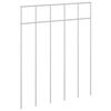 vidaXL Gartenzaun-Paneel 48 stk. 25 x 30 cm Verzinkter Stahl Silber