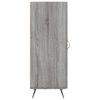 vidaXL Sideboard Grau Sonoma 34,5x34x90 cm Holzwerkstoff