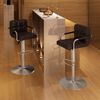 vidaXL Barhocker 2 Stk. Braun Kunstleder