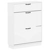 vidaXL Schuhschrank HOORN 78 x 24 x 100 cm Holzwerkstoff Wei&szlig;