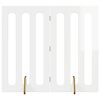 vidaXL Faltbarer Haustierzaun 2 pcs Hochglanz Wei&szlig; 100,5 x 38 x 90 cm