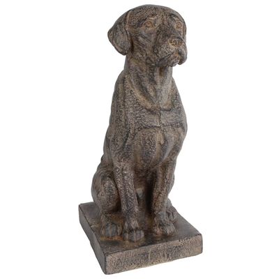 Gifts Amsterdam Skulptur Dog Polystone Braun 30x21x48 cm