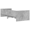 vidaXL Bettgestell mit Schubladen Betongrau 90x200 cm