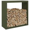 vidaXL Brennholzregal Gr&uuml;n 100x40x100 cm Stahl