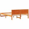 vidaXL Bettrahmen Wachsbraun 160 x 200 cm Massives Kiefernholz