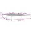 vidaXL Ottoman-Bett ohne Matratze Hellgrau 160x200 cm Samt