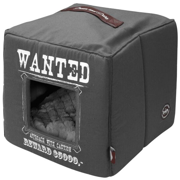 D&D Haustierbett Wanted 40 x 40 x 40 cm Grau 671/432327