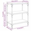 vidaXL B&uuml;cherregal Artisan-Eiche 60 x 33 x 70,5 cm Holzwerkstoff