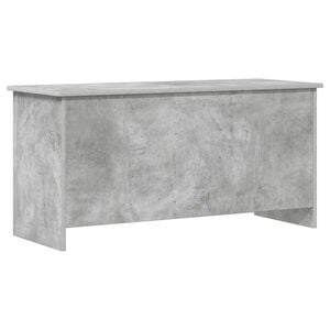 vidaXL Aufbewahrungstruhe Betongrau 100 x 40 x 50 cm Holzwerkstoff