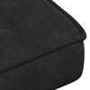 vidaXL Relaxsessel mit Hocker Schwarz Samt