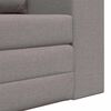 vidaXL Schlafsofa Taupe 148 x 71 x 83 cm Samt