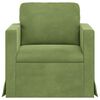 vidaXL Sofa Hellgr&uuml;n Gesamtabmessungen: 78 x 78 x 80 cm (B x T x H)