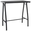 vidaXL 5-tlg. Gartenbar-Set Schwarz und Grau