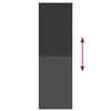 vidaXL Verdunkelungsrollo Schwarz 75x230 cm Stoffbreite 70,7 cm