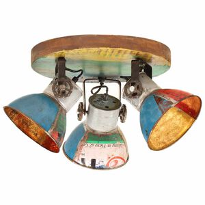 vidaXL Deckenleuchte Industrie-Stil 25 W Mehrfarbig 42x25 cm E27