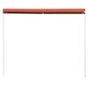 vidaXL Einziehbare Markise 400&times;150 cm Orange und Braun