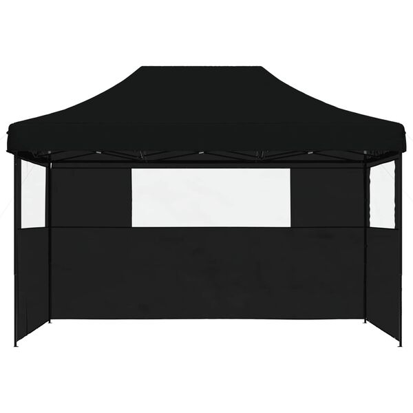 vidaXL Party-Zelt Schwarz 279 x 410 x 315 cm Oxford-Stoff