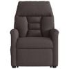 vidaXL Massagesessel mit Aufstehhilfe Dunkelbraun Stoff