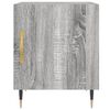 vidaXL Nachttische 2 Stk. Grau Sonoma 40x40x50 cm Holzwerkstoff
