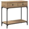 vidaXL Konsolentisch Artisan-Eiche 75 x 34,5 x 75 cm Holzwerkstoff