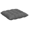 vidaXL Sitzkissen 4 pcs Dunkelgrau 40 x 40 x 6 cm Mikrofaser