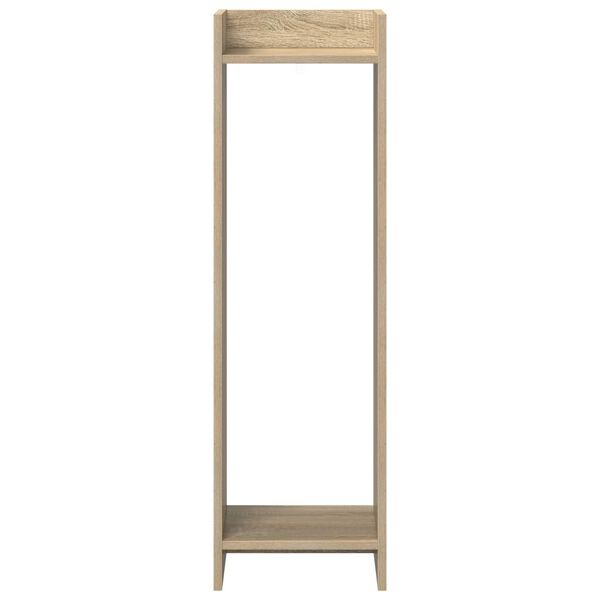 vidaXL Pflanzenst&auml;nder Sonoma-Eiche 30 x 30 x 100 cm Holzwerkstoff
