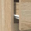 vidaXL Sideboard mit Schublade Sonoma-Eiche 71x35x65 cm Holzwerkstoff