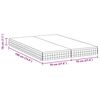 vidaXL Matratze 2 pcs Wei&szlig; und Grau 70 x 190 cm Bonell Feder
