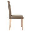 vidaXL Esszimmerst&uuml;hle 2 Stk. Taupe Stoff