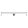 vidaXL 2 in 1 Duschabfluss Silber 100 cm Edelstahl 304