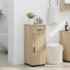 vidaXL Badezimmerschrank mit Schubladen Sonoma-Eiche 30 x 35 x 80 cm