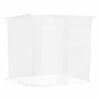vidaXL Moskitonetz zum Aufh&auml;ngen 156 Mesh Wei&szlig; 220x200x210 cm