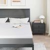 vidaXL Matratzenauflage Wei&szlig; 200 x 200 x 5 cm Jacquard Stoff
