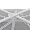 vidaXL Campingzelt 200&times;180&times;150 cm Fiberglas Wei&szlig;
