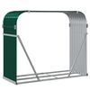 vidaXL Kaminholzunterstand Gr&uuml;n 120x45x100 cm Verzinkter Stahl