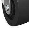 vidaXL Bockrolle 2 pcs Schwarz und Silber 50,7 x 50,7 x 24,4 mm