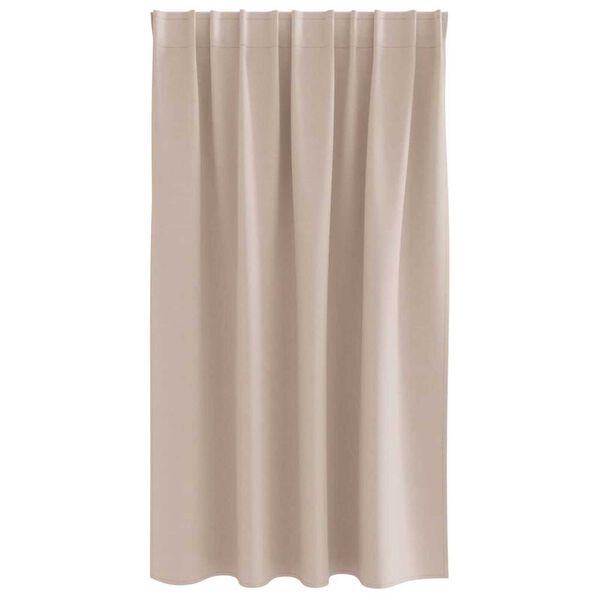 vidaXL Verdunkelungsvorh&auml;nge Taupe Polyester