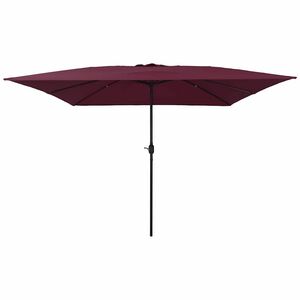 vidaXL Garten-Sonnenschirm 295 x 295 x 245 cm Polyester und Stahl